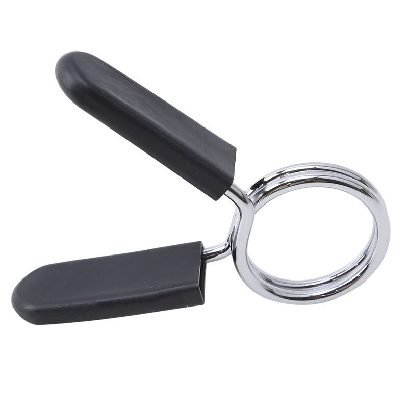 1 Set 25/28/30 Mm Barbell Clamp Spring Collar Clips Gym Weight Dumbbell Lock Standard Lifting Kit Barbell Lock