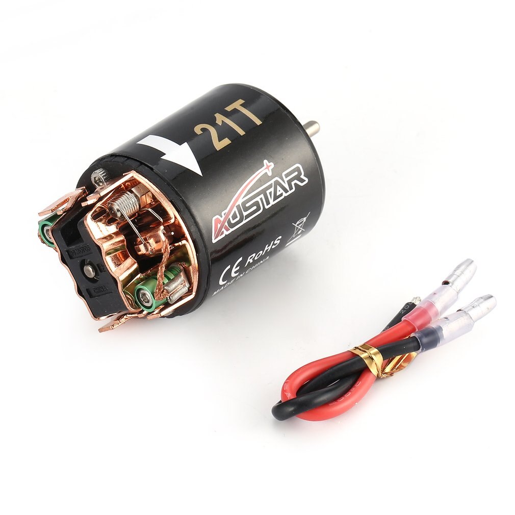 AUSTAR AX 540 13T 17T 21T 23T 27T 35T 45T 55T 80T Brushed Motor for1/10 ON/Off-Road Rock Crawler Climbing Drift Touring RC Car: 21T