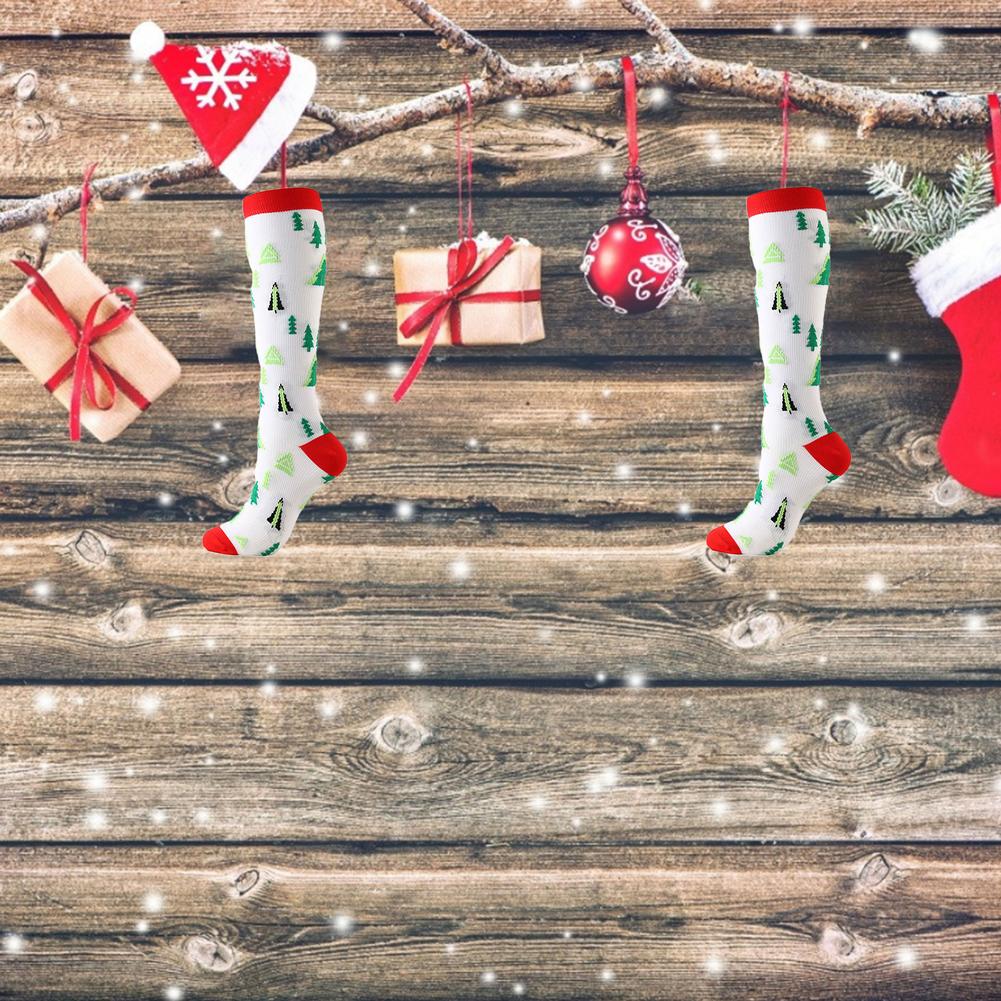 Damessokken winter warme kleurrijke kerst serie katoenen kawaii sokken grappige vrolijke persoonlijkheid heren lange sokken sok