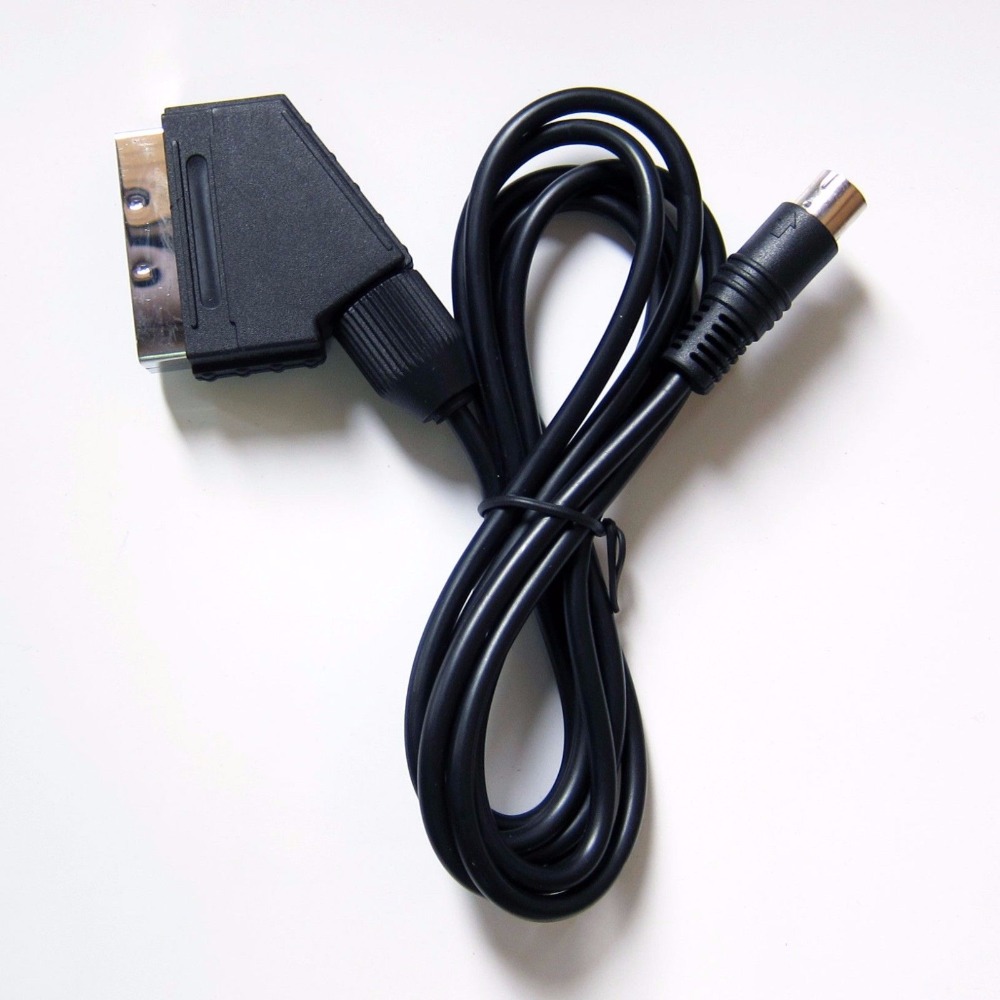 Echt RGB Scart Kabel TV blei für Sega Saturn