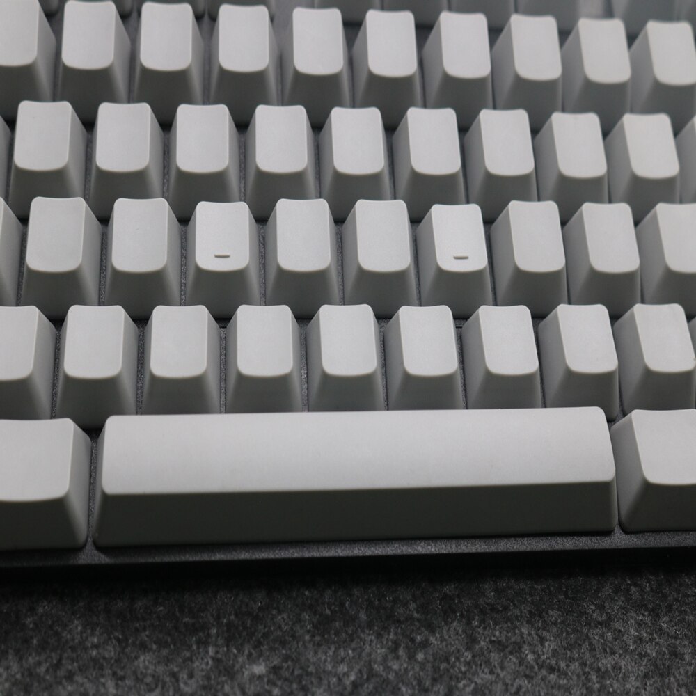 Keycap Set - PBT Plastic - Blank Personality Keycaps - Multicolor Options