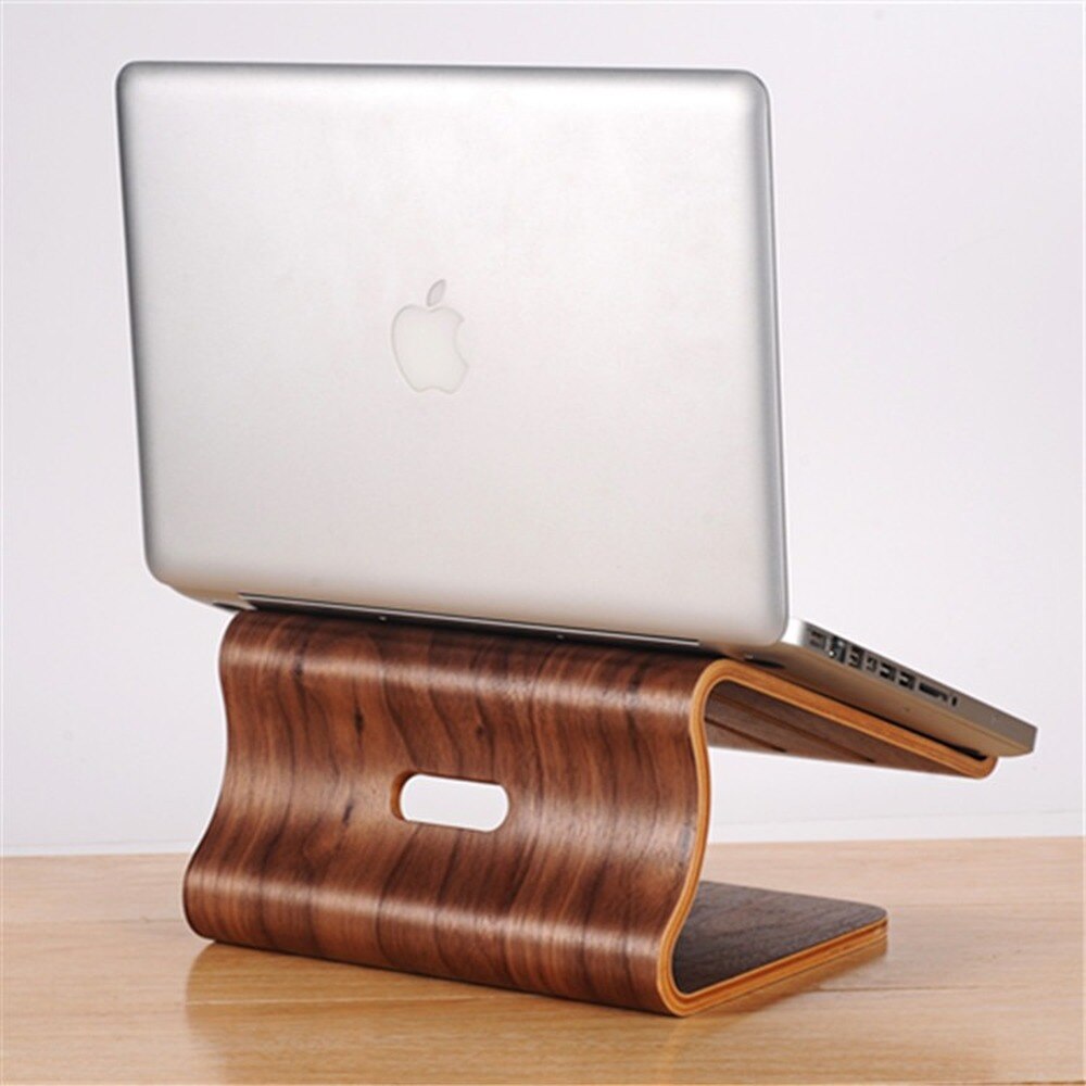 Newest Laptop Cooling Pad Walnut Birch macbook cooling base wooden laptop cooling bracket Laptop universal