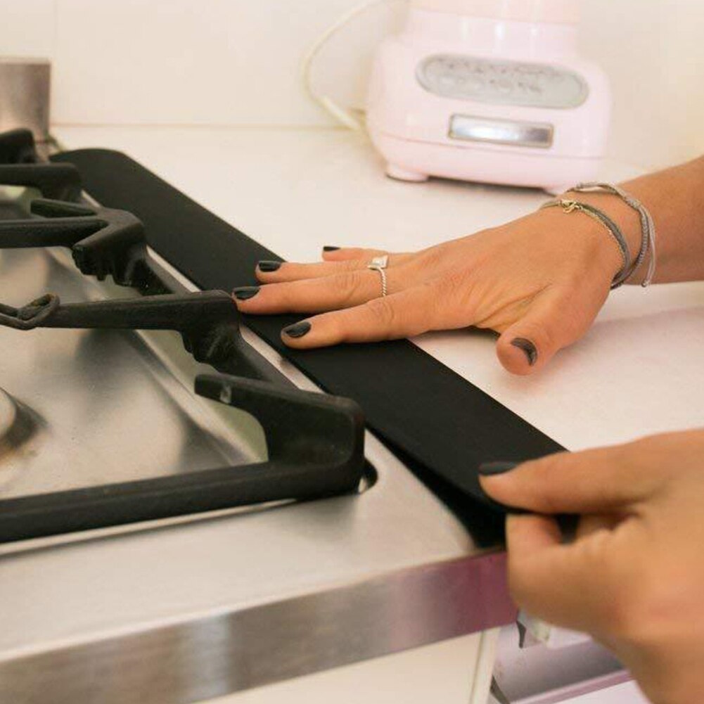 Rubber Heat-resistant Oilproof Stove Counter Gaped Protective Cover Kitchen Gadget