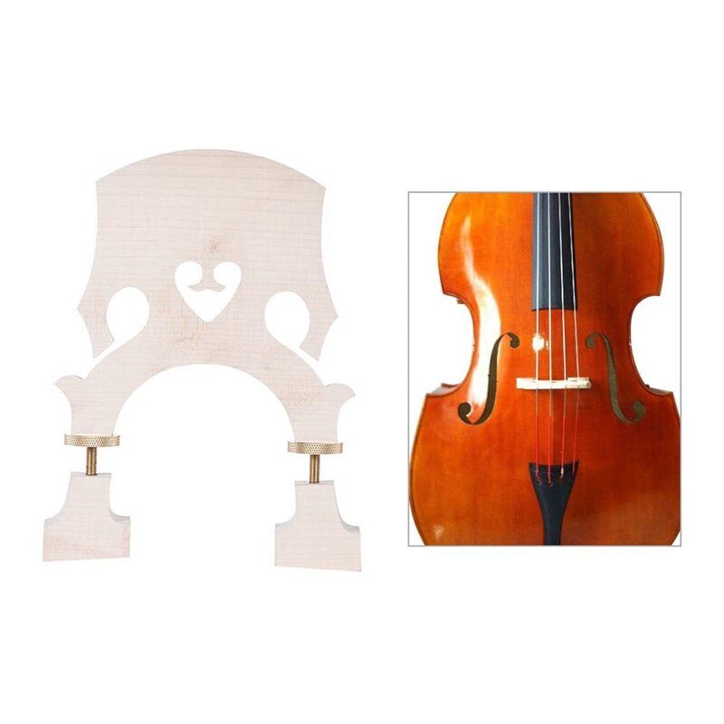Standaard Maple Bridge Vervanging Deel Voor Contrabas Verstelbare Upright Bass Bridge
