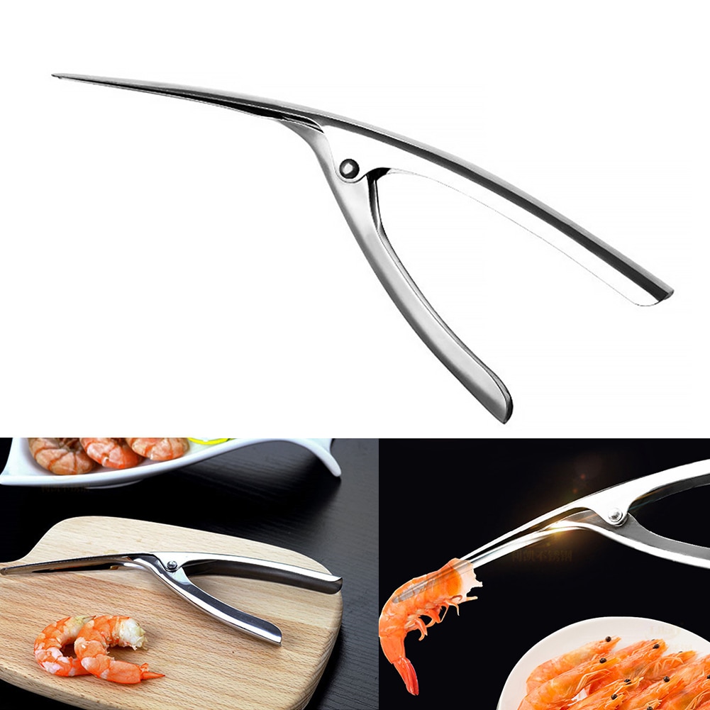 Seafood Tools Cooking Accessories Manual Quick Cleaning Shell Remover Practical Kitchen Stainless Steel Restaurant Shrimp Peeler