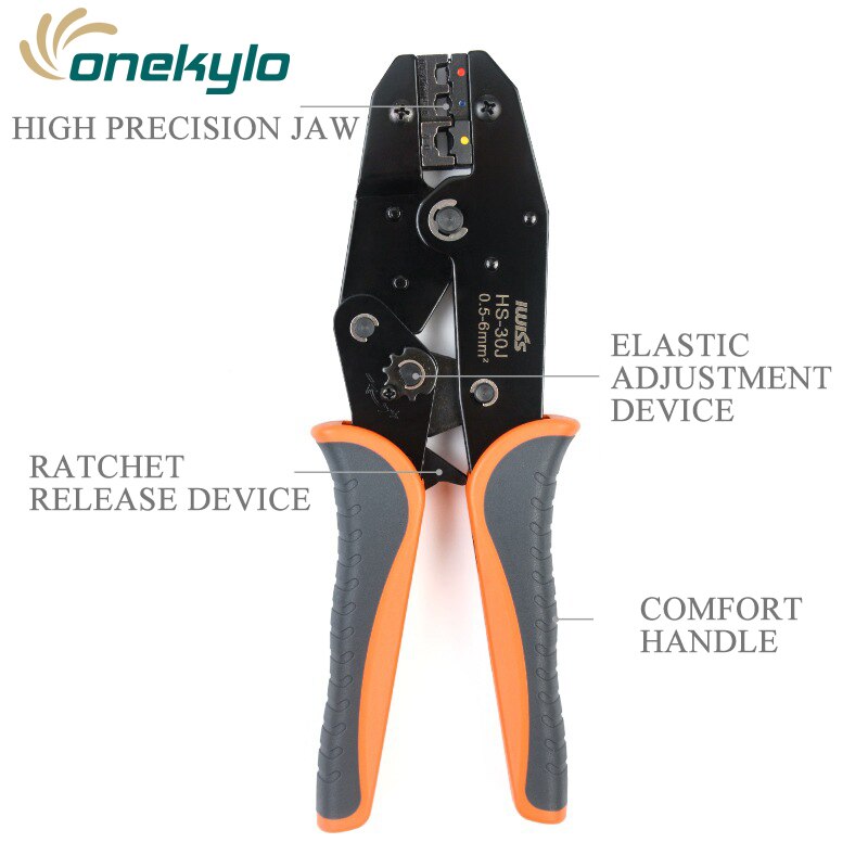 IWISS crimping tool insulated terminal ferrule crimper wire crimp pince sertir alicate crimpador tool HS-30J pliers 0.5-6mm²