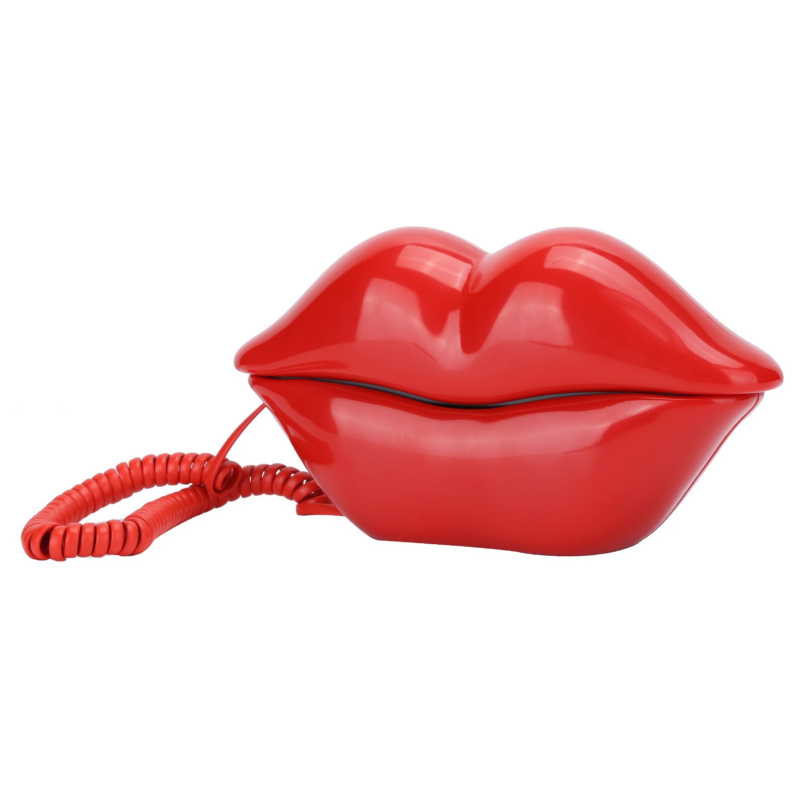 WX-3016 Mond 'S Lippen Vorm Telefoon Home Office Desktop Telefoon Vaste Kleurrijke Roze/Electroplated Paars (Optioneel)