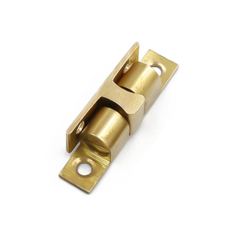 Verrou de Tension en cuivre pur 40JA, Double loquet à bille pour porte de meuble, antirouille: 50mm
