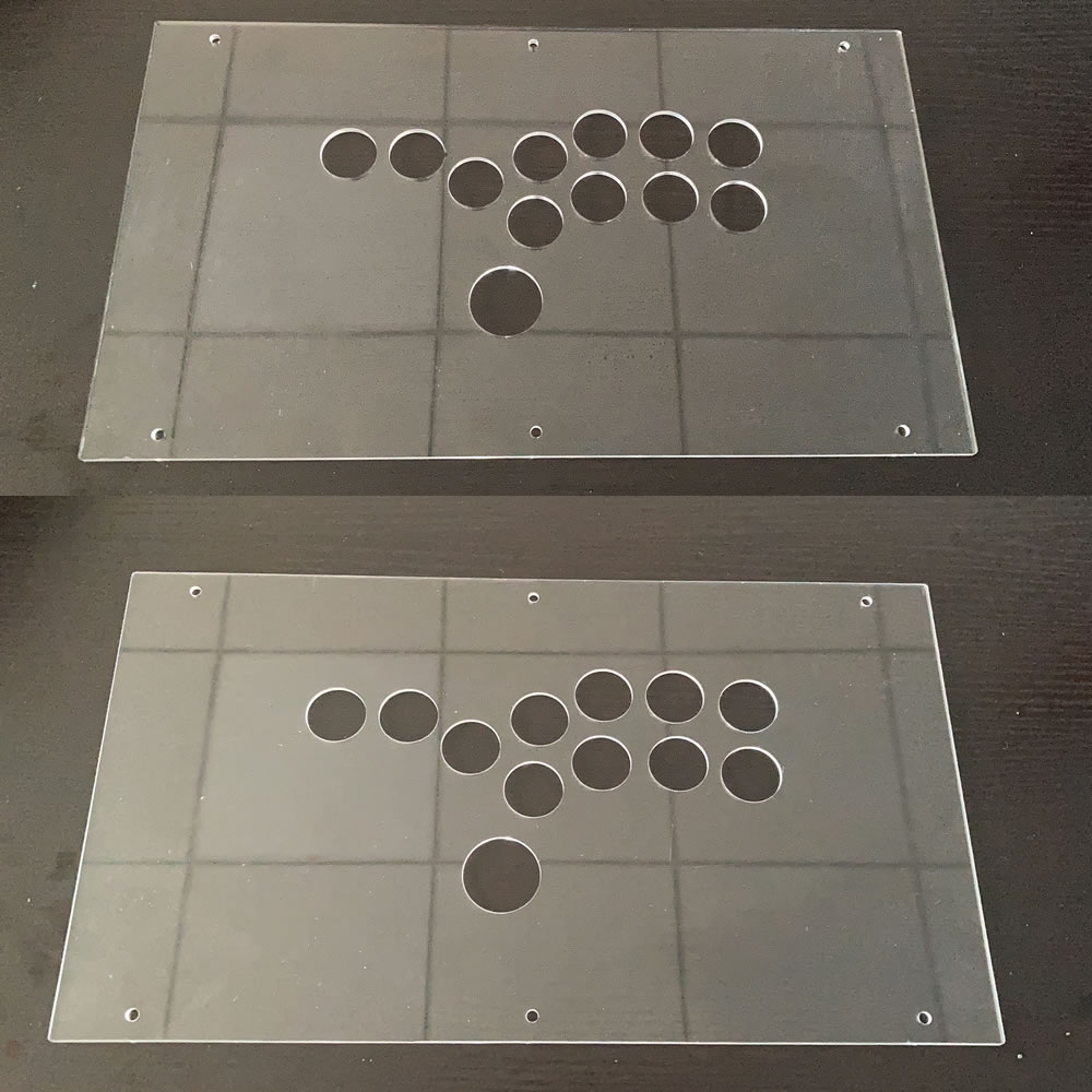 Panel de bricolaje para RAC-J800B, Mando de juego de todos los botones, estilo Hitbox, Arcade, Fight Stick