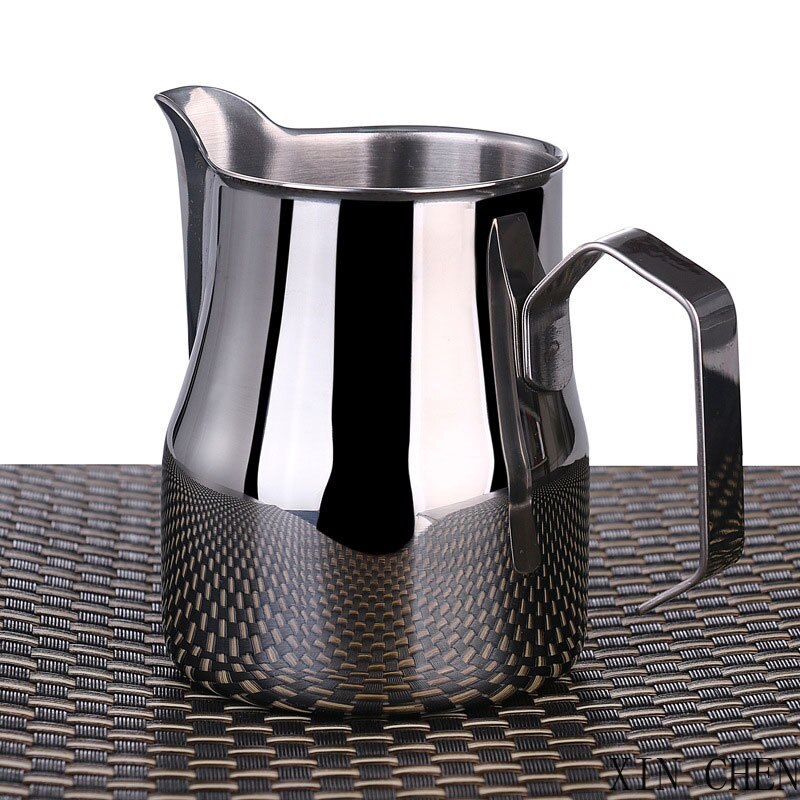 350-750ml Milk Frothing Pitcher, Stainless Steel Milk Jugs With Rounded Spout Kitchen tool coffee milk froth pot