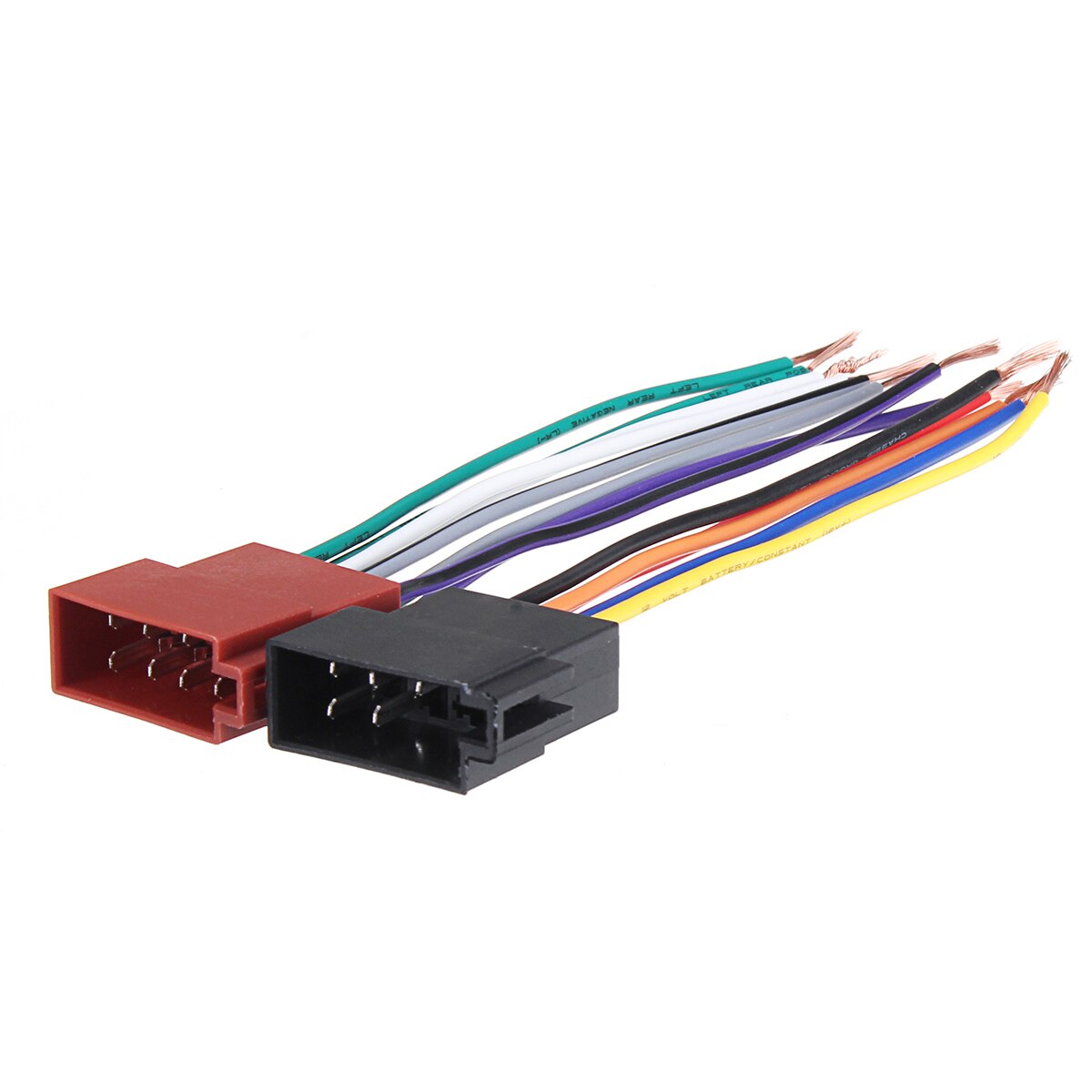 Universal Car Stereo Female ISO Radio Plug Adapter Wiring Cable Stereo Harness