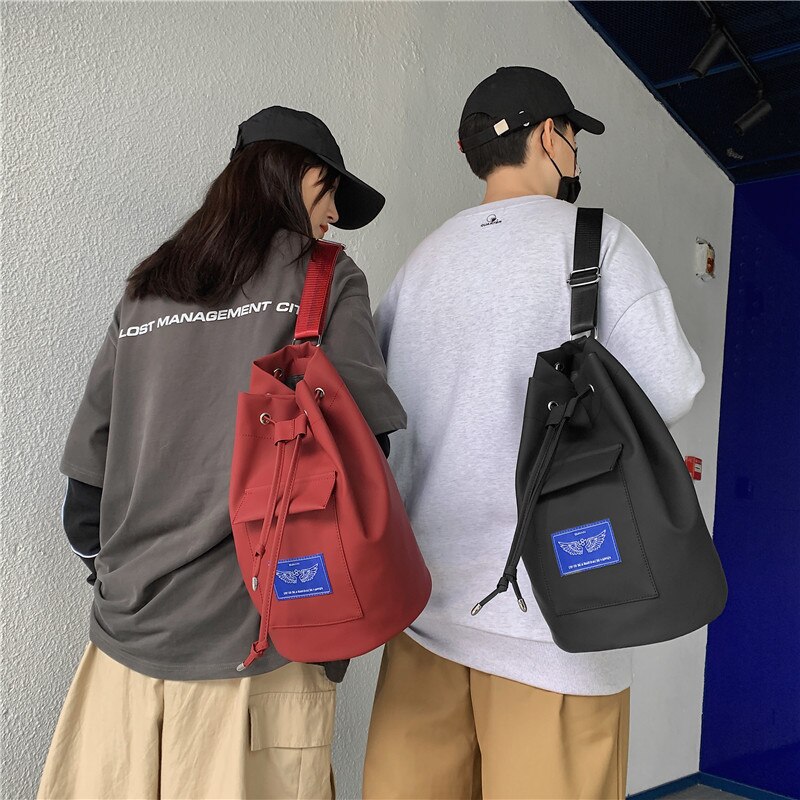 Shoulder Bag Canvas Bag Girl Shoulder Bag Chest Bag Couple Prevalent Brand Large Capacity Casual Messenger Bag Korean