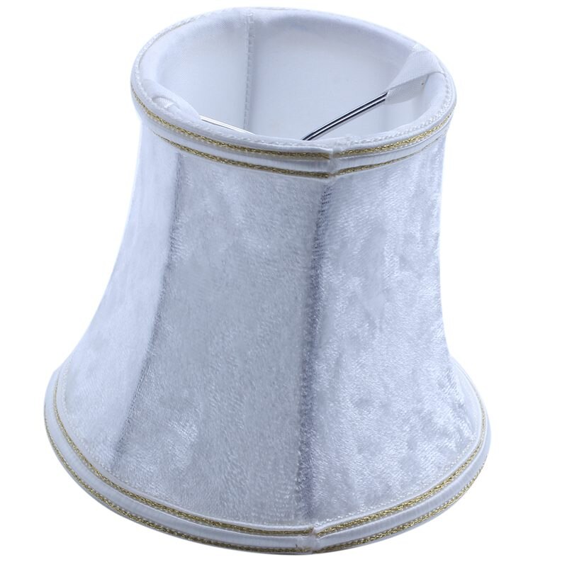 Tygklämma på lampskärm , e14 handgjord lampskärm för modern europeisk vägglampa, kristalllampa, ljuslampa, bord l