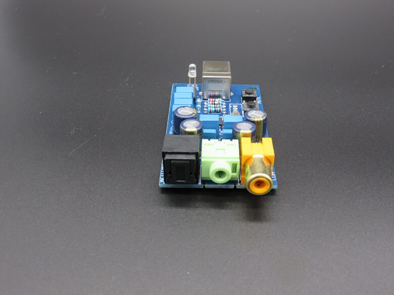 PCM2704 Decodificador USB DAC, tarjeta de sonido de ordenador, con DAC, fibra coaxial, con control de volumen