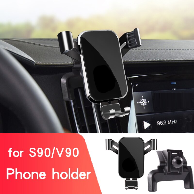 Para volvo S90 accesorios V90 soporte de teléfono control central Interior salida de aire soporte para teléfono móvil soporte de navegación