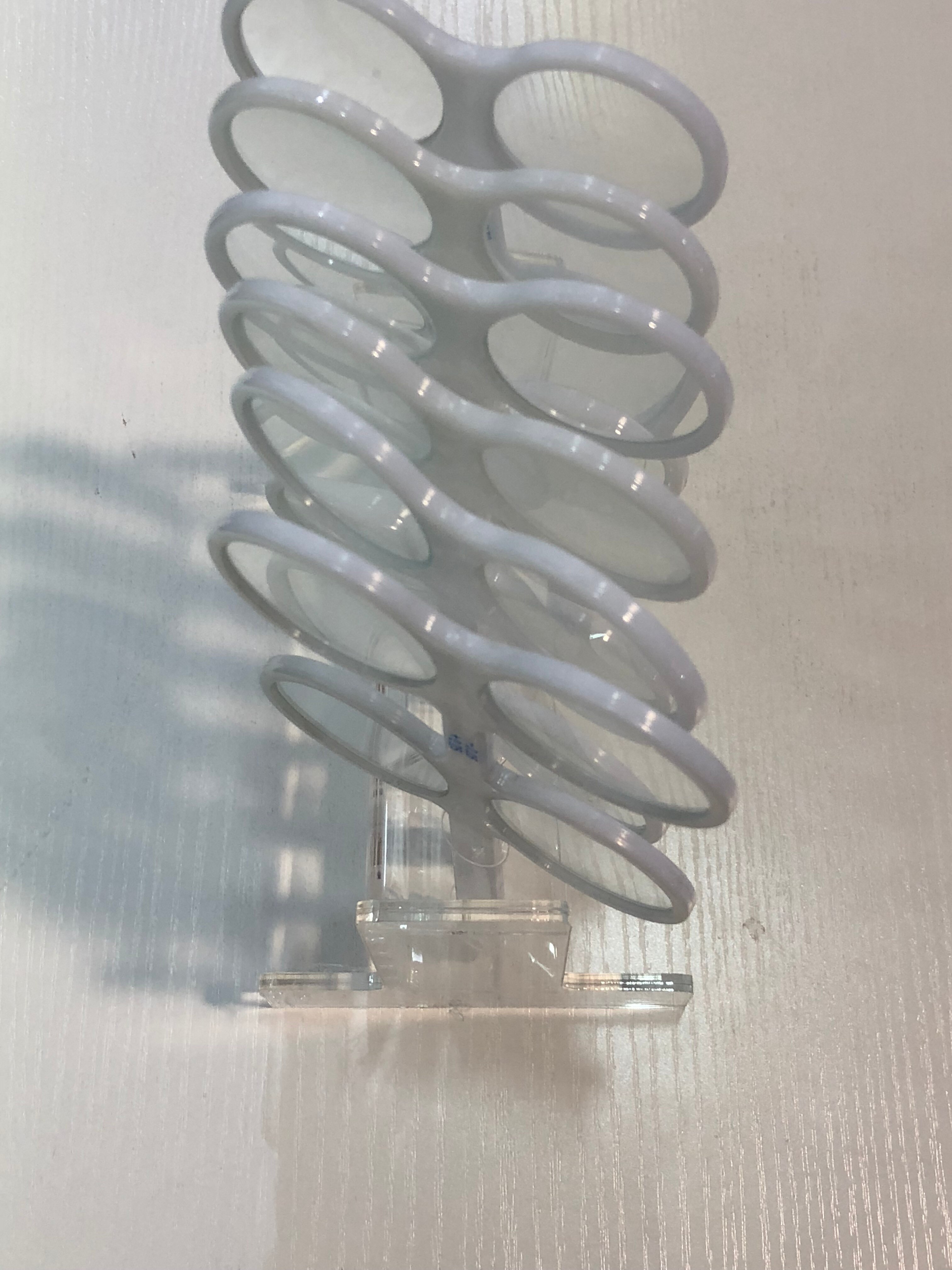 Fort Outils Optiques D'optométrie Palmes Set de 6 Trous Tapis Acrylique 5 mm épaisseur ST-1