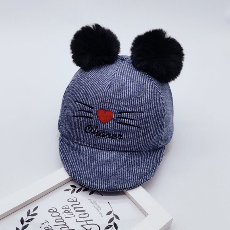 Baby kepsar barn hatt bebis flicka pojke tecknade brev broderi mönster visir baseball keps hip hop kepsar