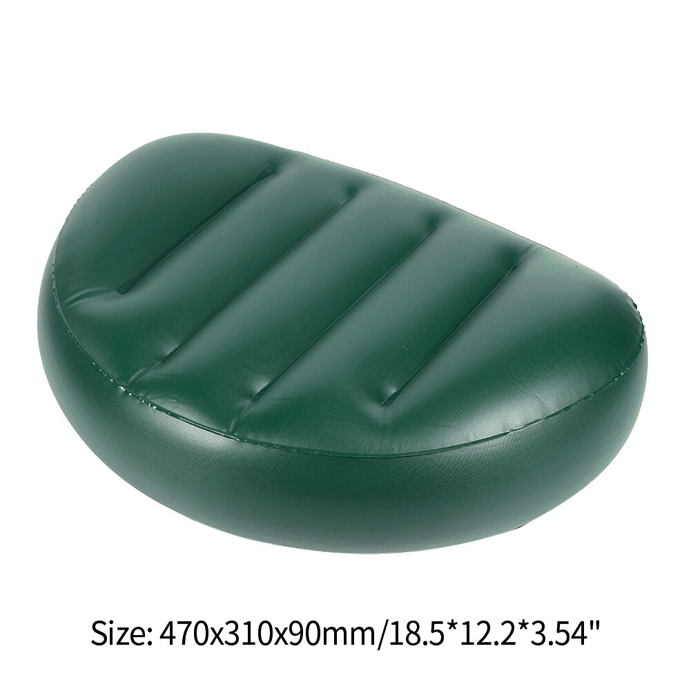 Skiën Drifting Pvc Opblaasbare Lucht Zitkussen Duurzaam En Draagbare Kajak Roeien Kussen 470x310x90mm