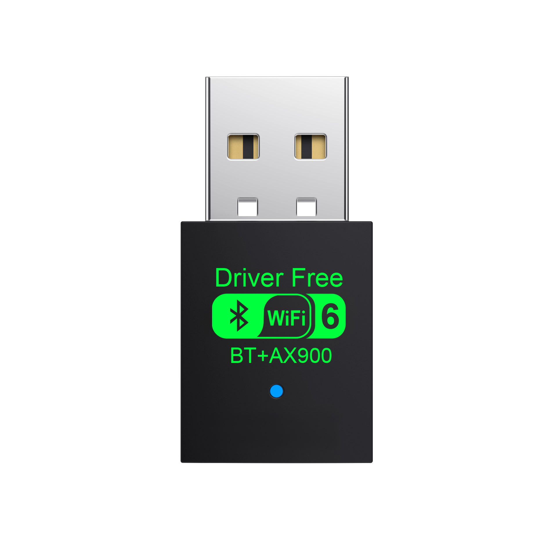 900Mbps USB WiFi 6 Bluetooth 5.4 Adapter Dual Band 2.4G 5G Wireless External Receiver WiFi Dongle for Laptop Desktop Win 7/10/11: Default Title
