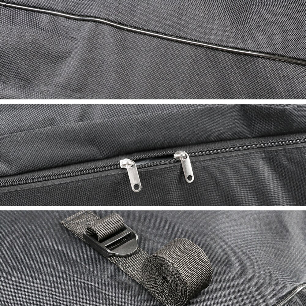 TIROL Water Resistant Roof Bag 15 Cubic Feet Roof Top Cargo Carrier for vehicle with Roof Rails SUV Van Cargo Oxford Box T20656b