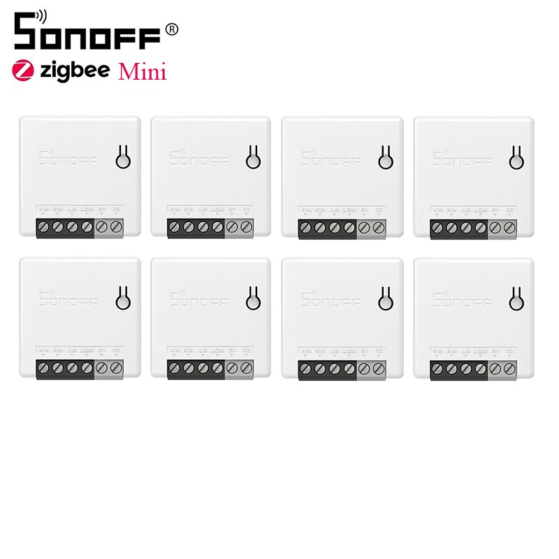 1/10 stück itead sonoff zbmini zigbee 3.0 schalter 10a timer smart home steuerung per ewelink app ein/aus, kompatibel mit alexa und google home