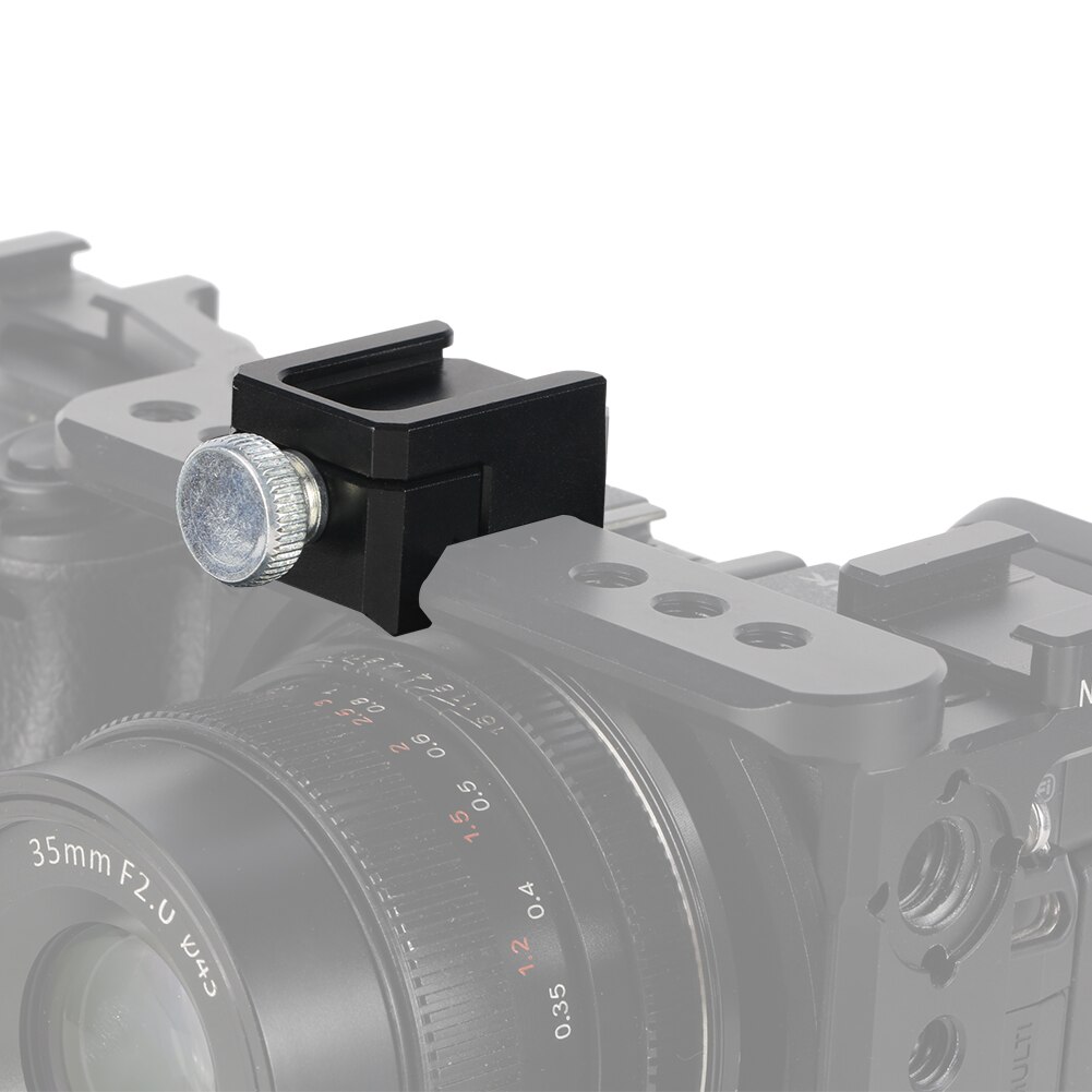 Niceyrig Nato Rail Clamp with Cold Shoe Mount Adaptor