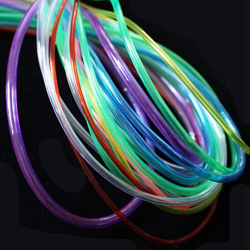 Multicolor tube 18 stuks/set bamboe rondbreinaalden set 40-120cm
