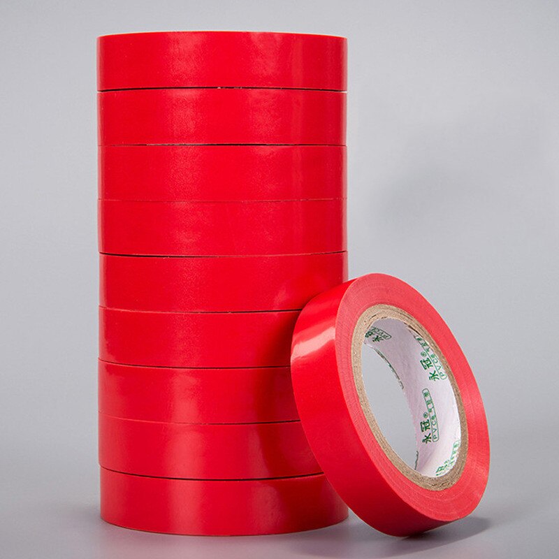 Isolerende Tape Sterke Elektrische Pvc Tape Super Sticky Slijtvast Koud Loodvrij Elektrische Waterdichte Elektrische Tape