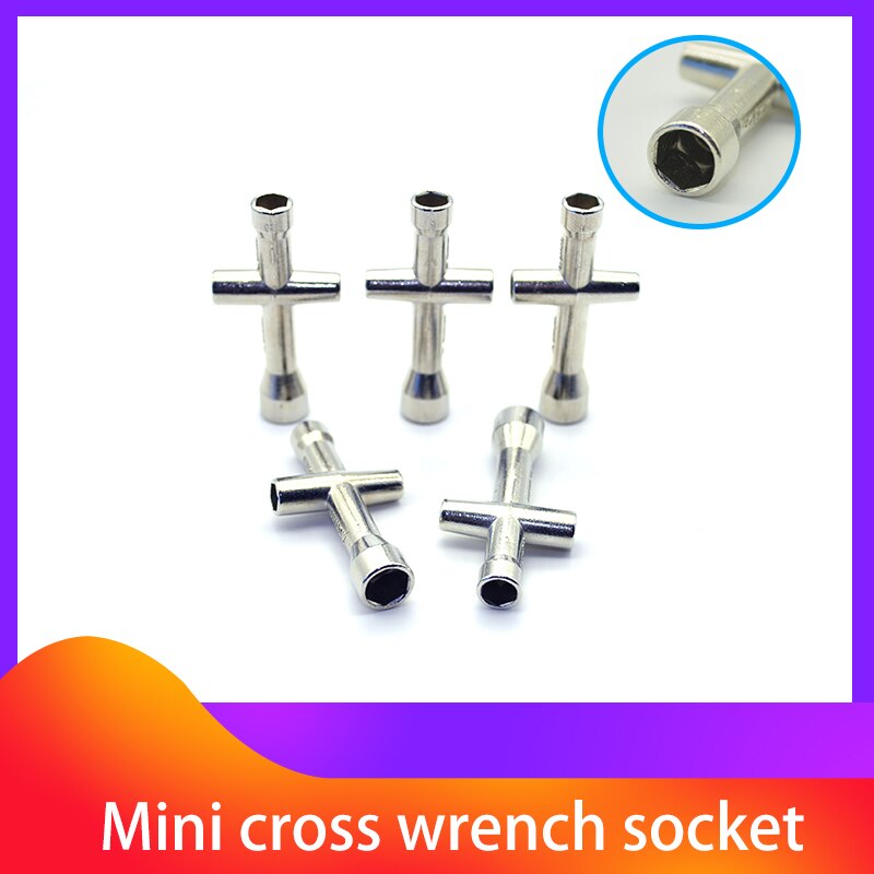 1/3/5-piece micro spanner socket M2/M2.5/M3/M4 hex nut tool maintenance model wheel DIY tool RC HSP 80132 robot