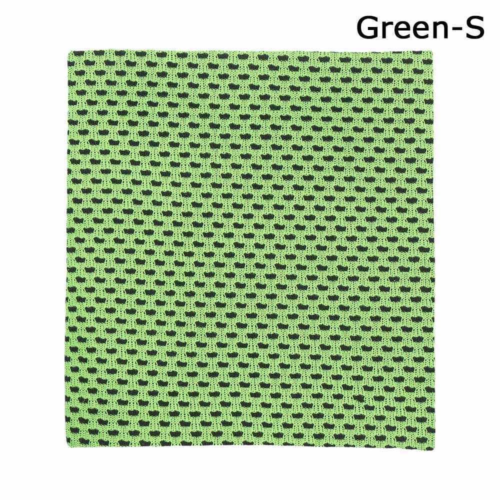 1 pc ice cooling wrist brace support breathable tennis armband wrap sports sweatband for gym yoga volleyball hand sweatband: Green / S