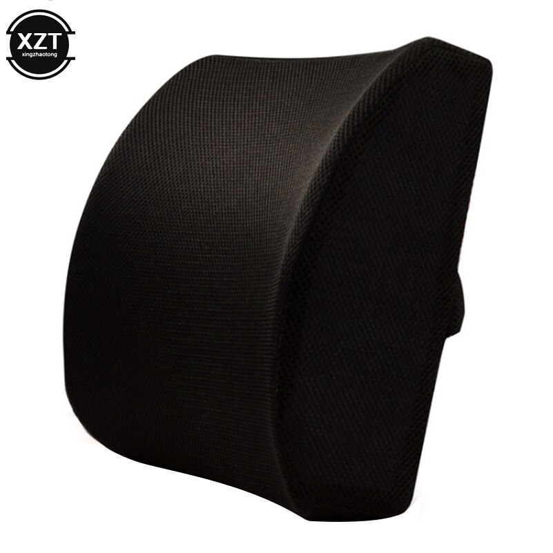 Car Memory Foam Breathable Car Seat Gap Filler Lumbar Cushion Back Waist Support Travel Pillow Car Seat Home Pillows