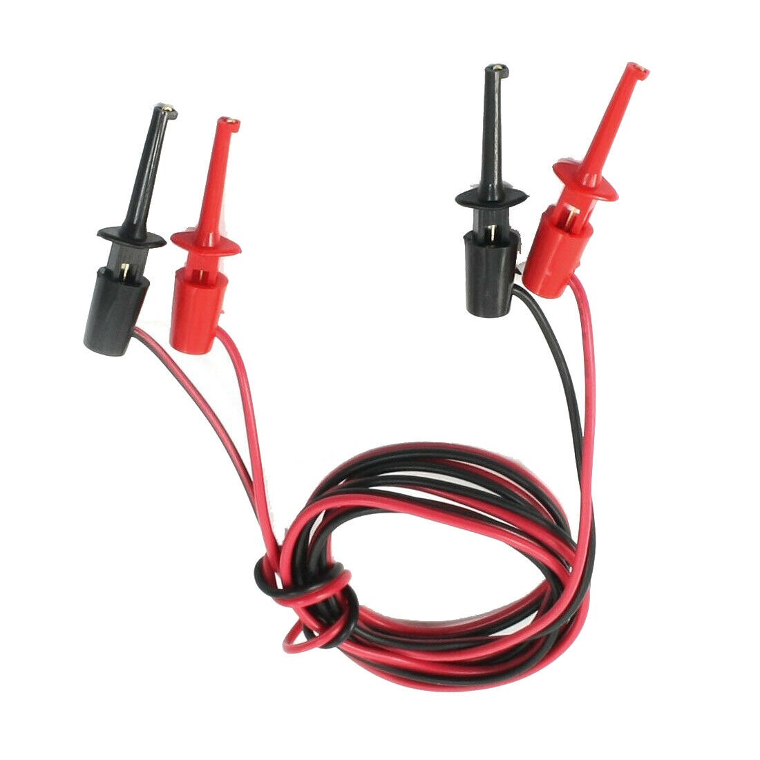 1 par multimeter elektrisk testing dobbel smd ic testkrokkabel 1m