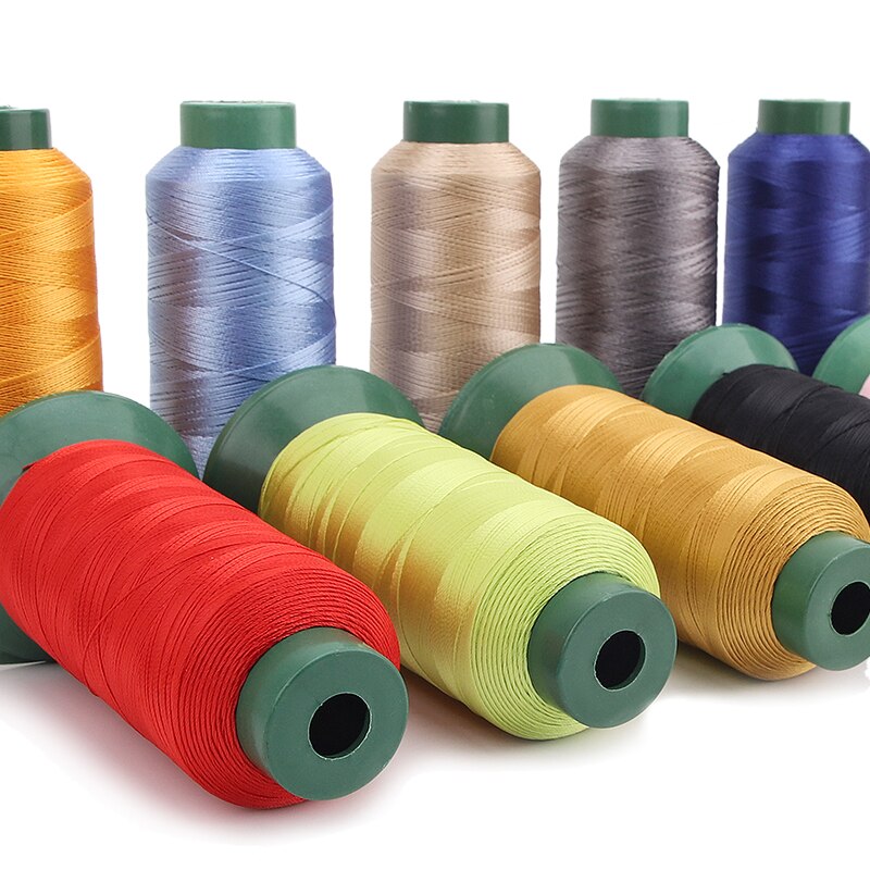 Hilo de nailon para máquina de coser, hilo de seda de cuero ligero de alta resistencia, grueso, para jeans, para sofá doméstico
