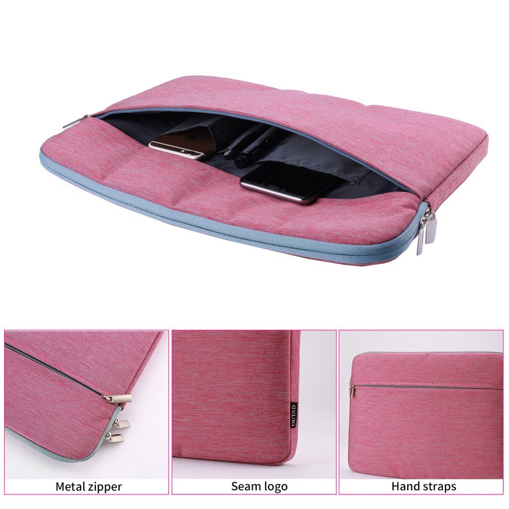 15 Inch Waterproof Laptop Case Bag Organizer with Handle for Laptop / Notebook / for MacBook Shock-proof Briefcase