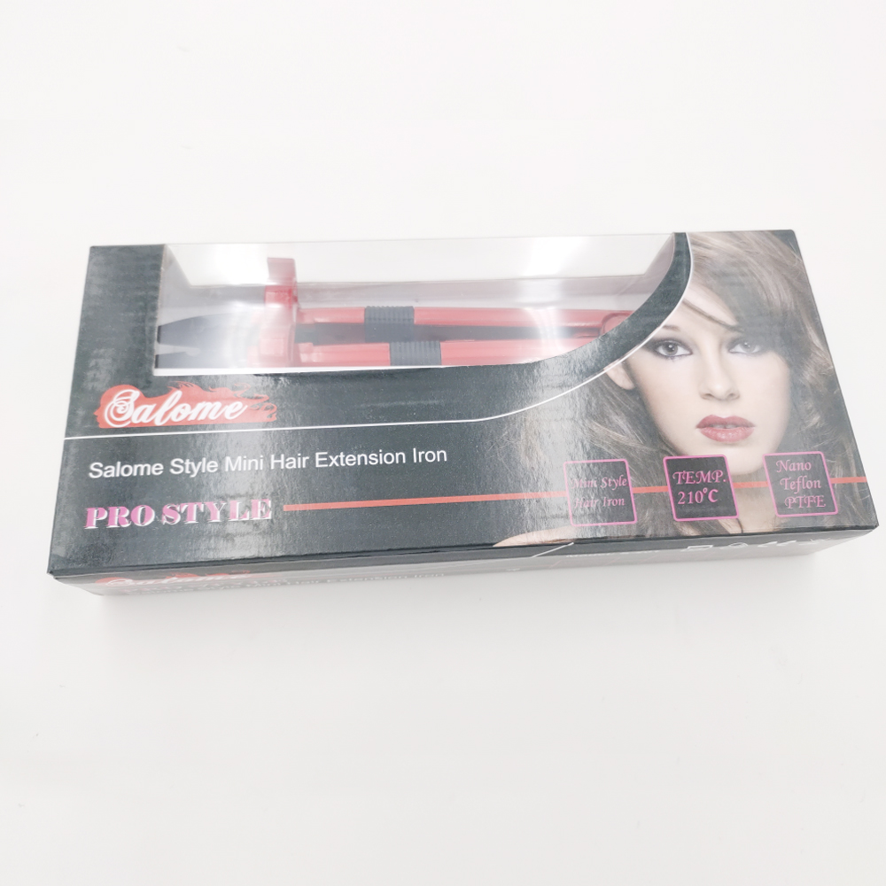 Fusion Iron Connector Keratin Bonding Tools Adjustable Temperature Mini Iron Fusion Connector Black/Red Color Available