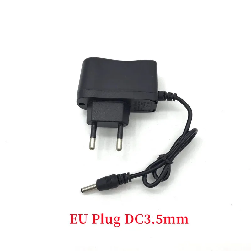 4,2 V 0.5A 500mA 3,5/5,5mm cargador de CA adaptador de fuente de alimentación cargador para 3,7 V 18650 16340 linterna antorcha: Blanco