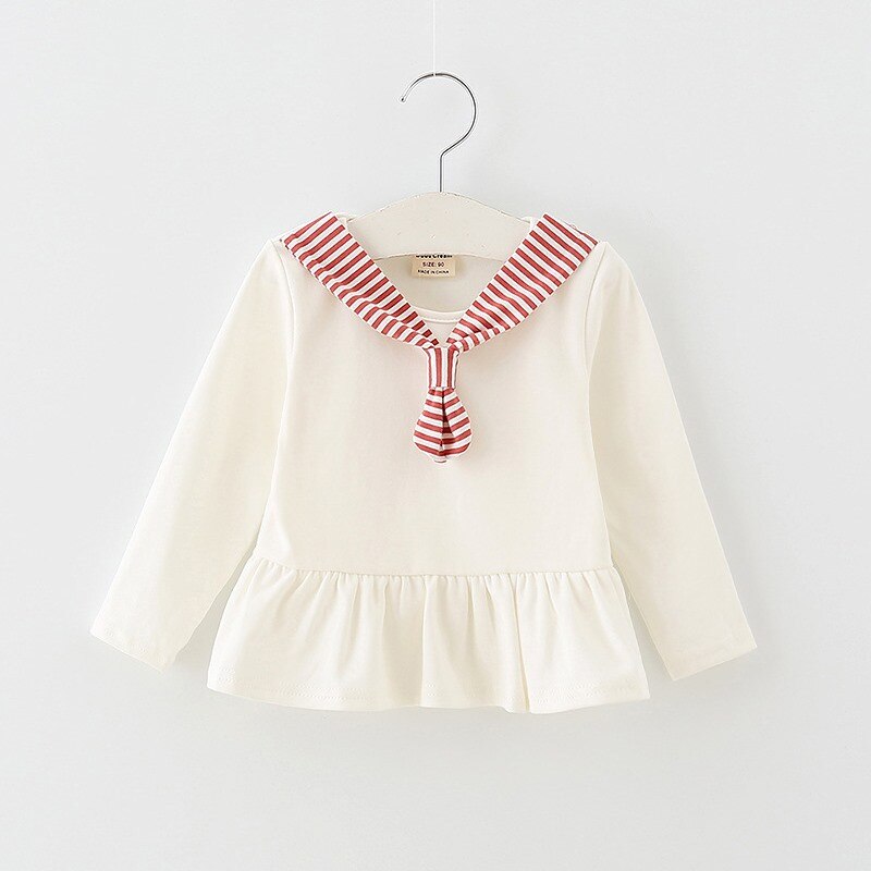 Del bambino Della Ragazza delle parti superiori del cotone infantile del manicotto magliette delle ragazze 2019 nuove Tendenze dei bambini t-shirt di moda costumi infantili bebes vestiti