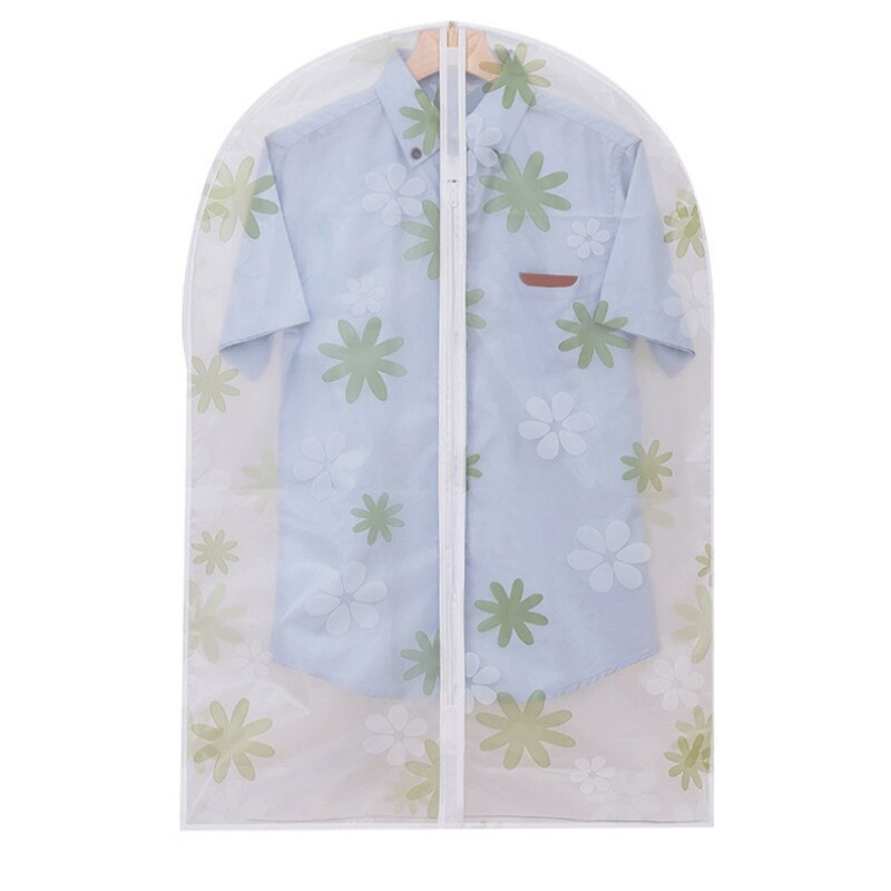 PEVA couverture de rangement pour vêtements | Stockage à domicile, vêtements suspendus, vêtements robe vêtements manteau couverture de protection, organisateur garde-robe vêtements suspendus: B / 60X90CM
