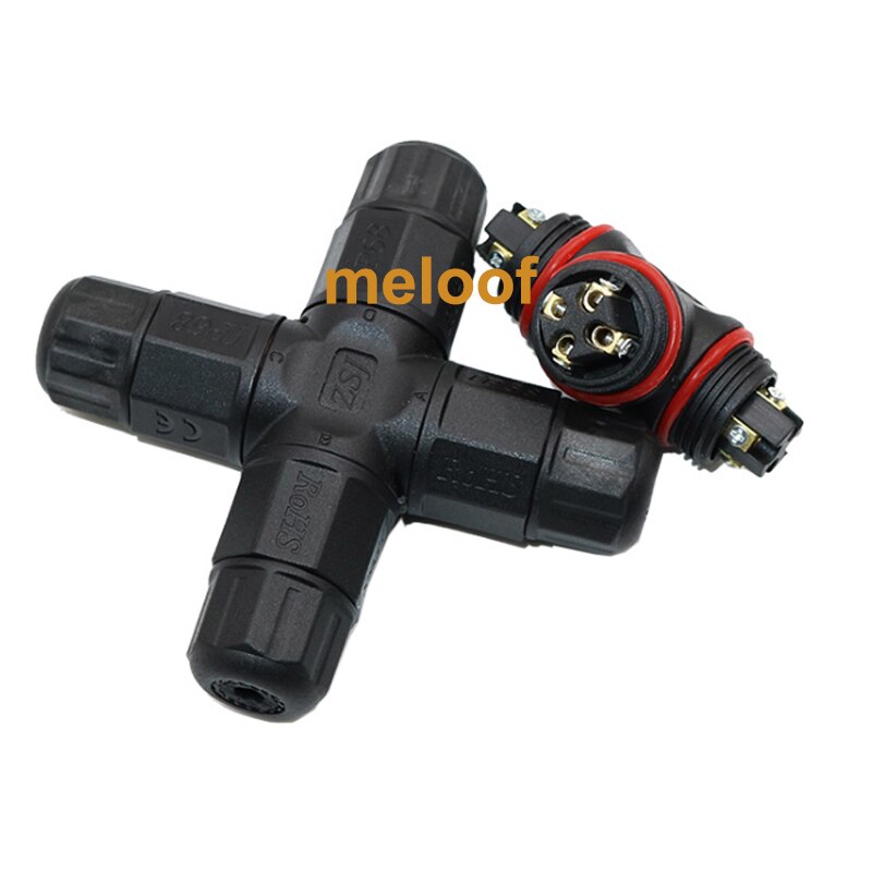IP68 electrical cable waterproof connector 2 Pin 3 Pin 4 Pin 5 Pin Terminal Adapter Wire Connector Screw Pin LED Light connector