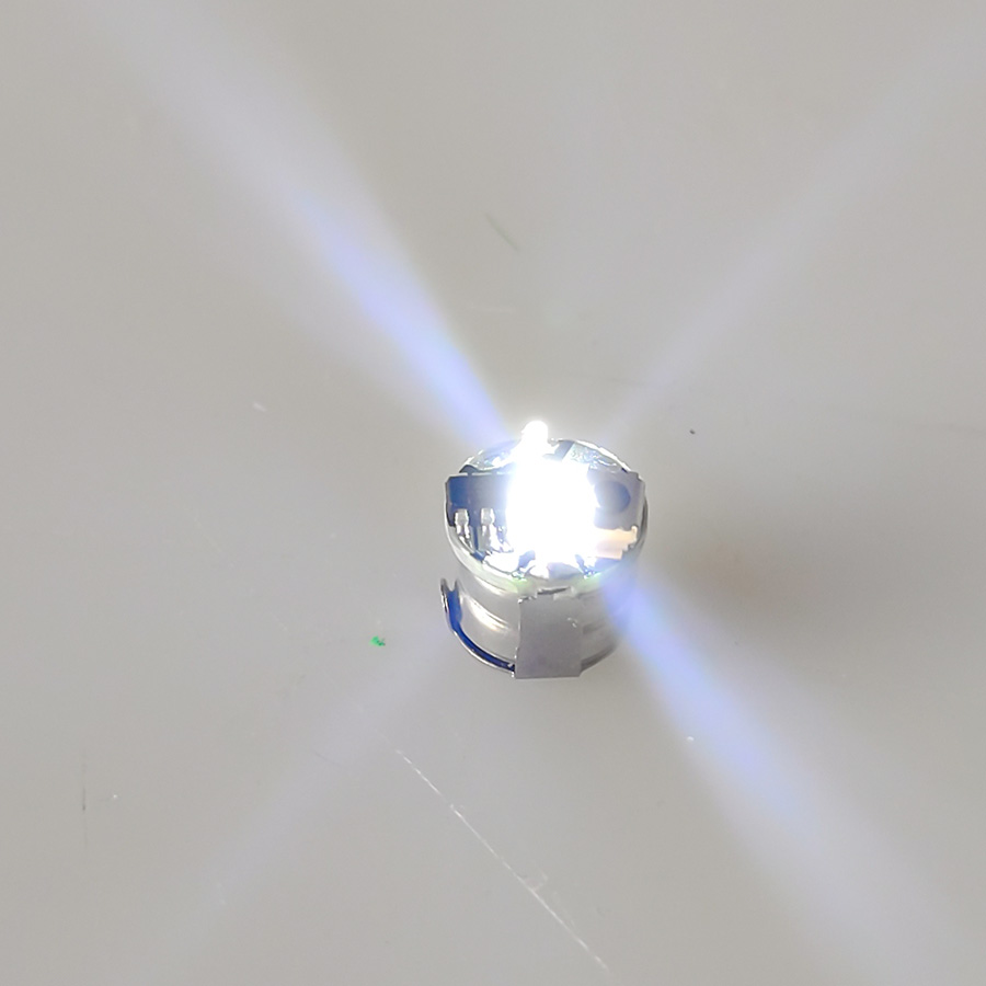 3 st mini led-lampa med touch-funktion, modellljusleksaker för gör-det-själv-modellbygge av robotar/bilar med batterier: Svart