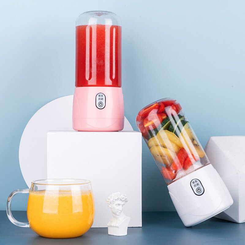 Draagbare Mini Juicer Kleine Huishoudelijke Elektrische Juicer Cup Hand-Held Oplaadbare Multifunctionele Fruit Juice Cup