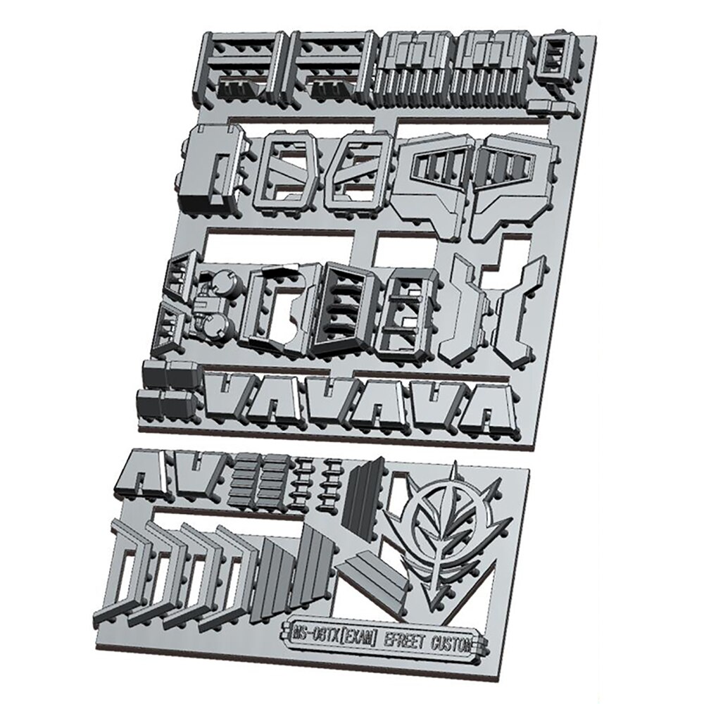 Modifikaatioyksityiskohtien päivitystarvikesarja mg hg rg gunpla -osiin  gp025 gp026 gp027 gp028: Gp025
