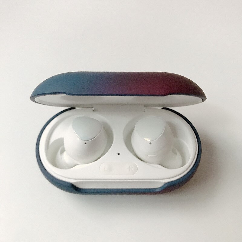 Gradient matte harde plastic hoes voor samsung galaxy buds+ plus oordopjes, beschermhoes voor galaxy buds hoesje: Galaxy buds plus / T4