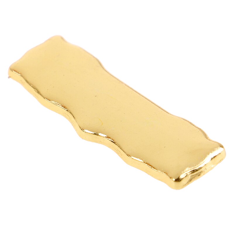 1 Set 1:12 Miniature Golden Metal Door Knocker Lock Doorplate Set DIY Dollhouse Hardware Accessories Doll House Decoration