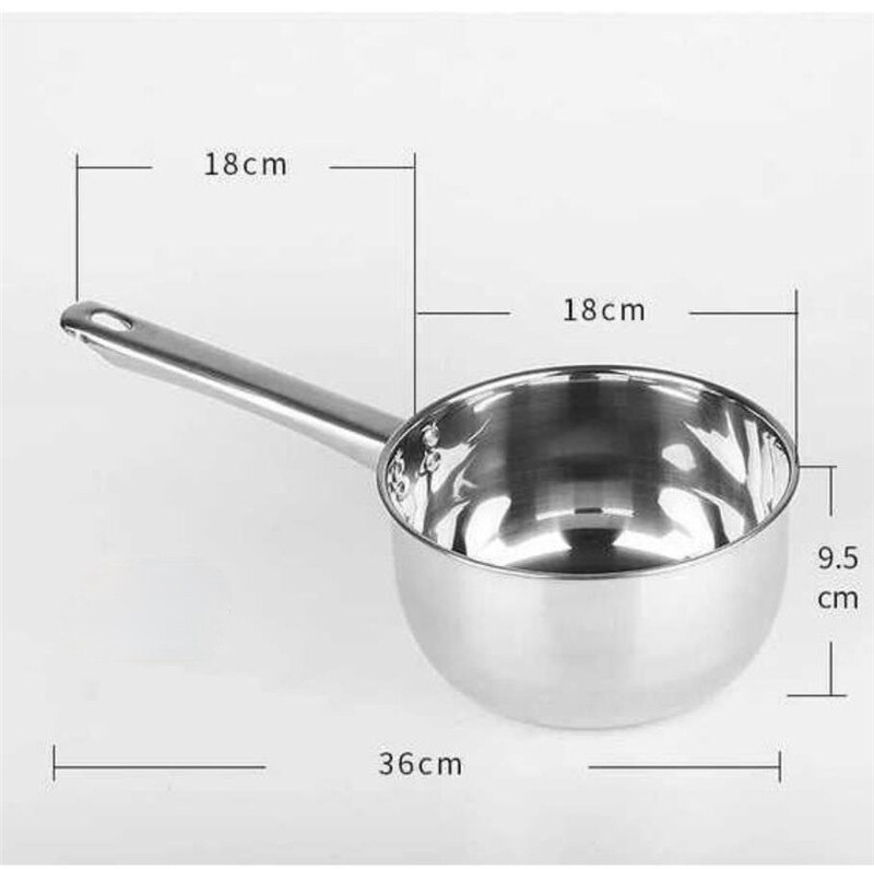 Stainless Steel Long Handle Water Scoop Kitchen Tools Tableware Chefs Special Tools for Kitchen Utensils Big Spoon 304 E11855