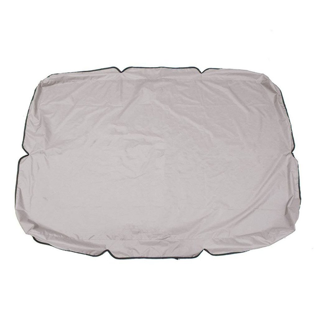 Garden courtyard swing sunshade roof cover Swing ceiling cover 190T polyester Outdoor swing ceiling cover: gray 164x114x15cm