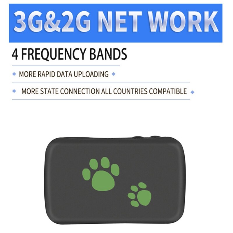 Mini rastreador de mascotas 3G WCDMA GPS TK203, dispositivo de seguimiento en tiempo Real, resistente al agua y al polvo, localizador GPS AGS, sistema de alarma de movimiento