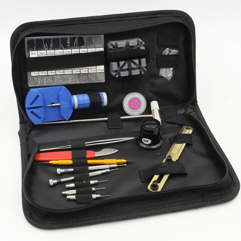 Clock Tool Sets Watch Link Opener Repair Remover Holder Tool Kit Set Pin Screwdriver 13/19/27pcs TT@88