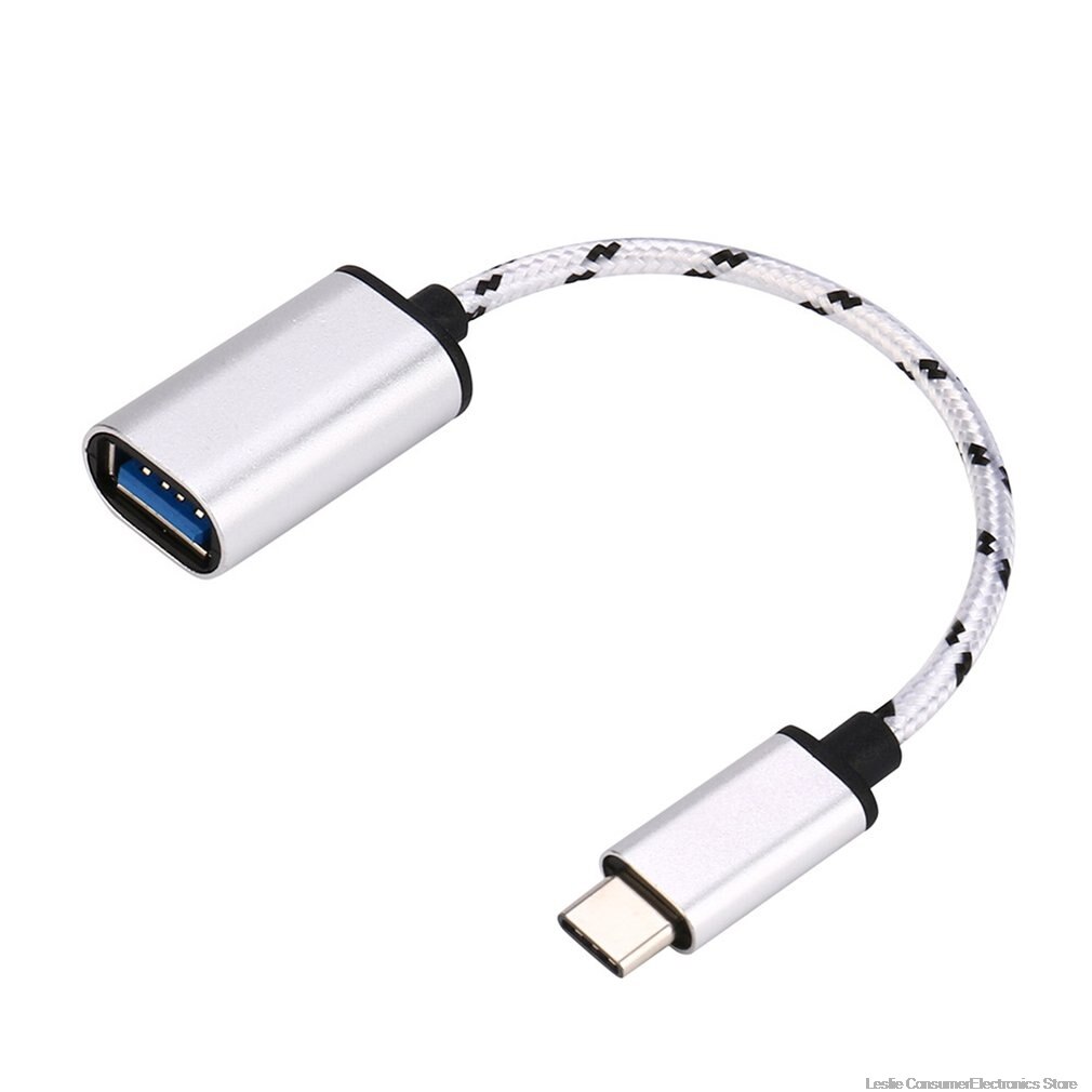 18 centimetri di Tipo-C OTG Cavo Adattatore USB 3.1 Tipo C Maschio A USB 3.0 UNA Femmina OTG Dati cavo Adattatore di cavo di NK-Shopping