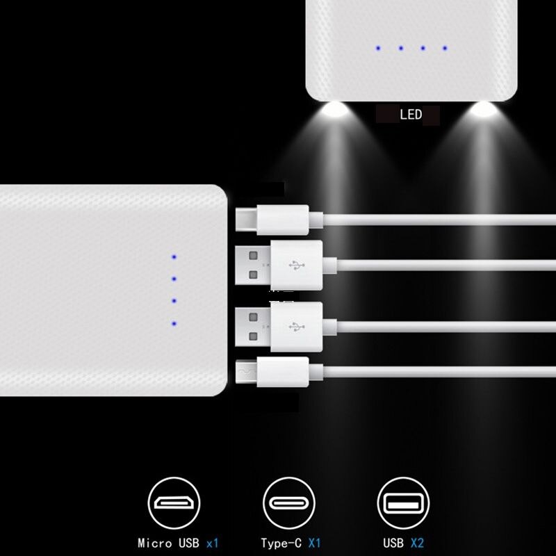 Heißer 8x18650 DIY Batterie Ladegerät Box Power Bank Halter Fall Dual USB 8*18650 Batterie Shell Lagerung Organisieren